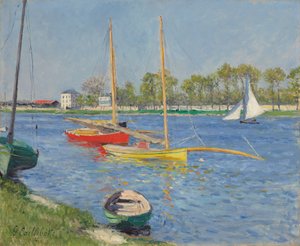 La Senna ad Argenteuil, 1882 da Gustave Caillebotte