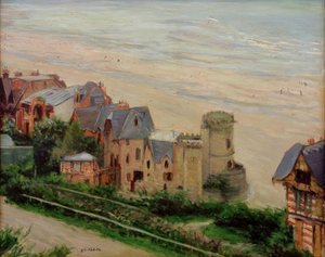 Trouville, la spiaggia e le ville da Gustave Caillebotte