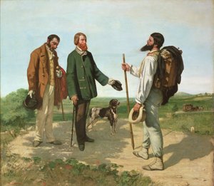 Bonjour, Monsieur Courbet da Gustave Courbet