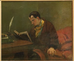 Charles Baudelaire 1821-1867, 1848 da Gustave Courbet