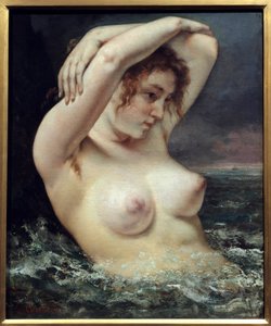 Donna alla onda da Gustave Courbet
