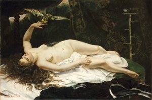 Francese:  La Femme au perroquet Donna con pappagallo