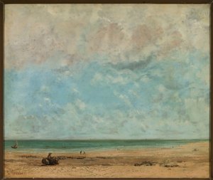 Paesaggio costiero da Gustave Courbet