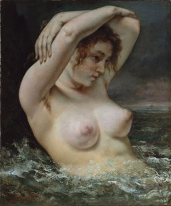 La donna nelle onde