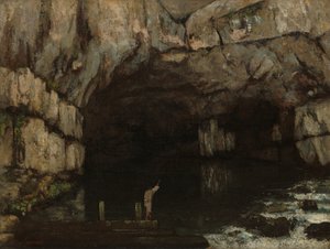 La grotta di Loue da Gustave Courbet