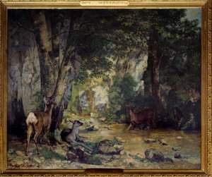 La consegna del cervo al ruscello di Plaisir Fontaine