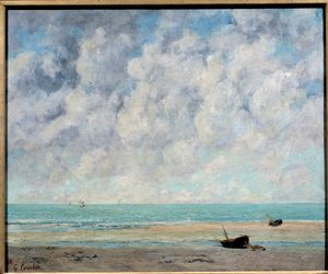 Il mare in tempo calmo da Gustave Courbet
