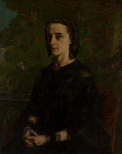 Madame Frederic Breyer Fanny Hélène Van Bruyssel da Gustave Courbet