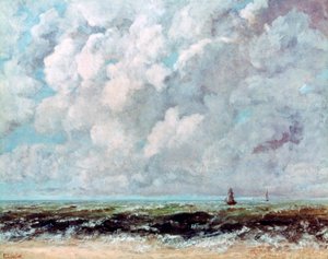 Paesaggio Marino, c1840-1877 da Gustave Courbet