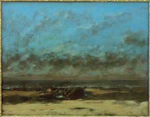 Marina, bassa marea da Gustave Courbet