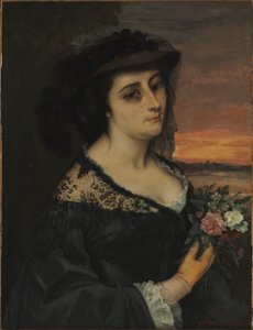 Mme L... (Laure Borreau) da Gustave Courbet