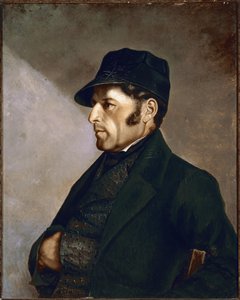 Ritratto di Eleonor Regis Courbet padre del pittore Dipinto di Gustave Courbet