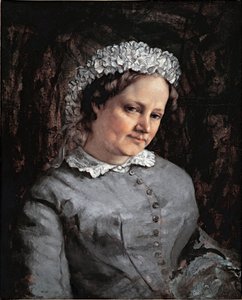 Ritratto di Euphrasie Proudhon (olio su tela)