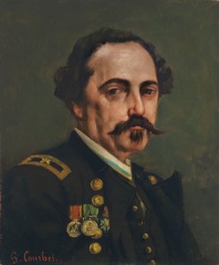 Ritratto del Generale Gustave Paul Cluseret 1823-1900 da Gustave Courbet