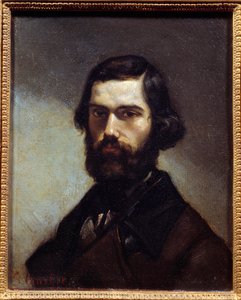Ritratto di Jules Vallès (1832-1885) scrittore, giornalista e politico. Dipinto di Gustave Courbet (1819-1877) da Gustave Courbet