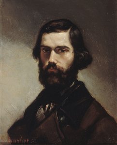 Ritratto di Jules Vallès 1832-1885, 1861 da Gustave Courbet