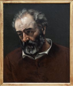 Ritratto di Paul Chenavard (1807-1895), pittore francese, Dipinto di Gustave Courbet (1819-1877). Fotografia, KIM Youngtae, Lione, Museo delle Belle Arti di Lione. da Gustave Courbet