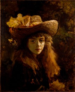 Ritratto della ragazza da Gustave Courbet