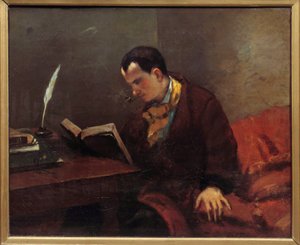Ritratto del poeta Charles Baudelaire (1821-1867)