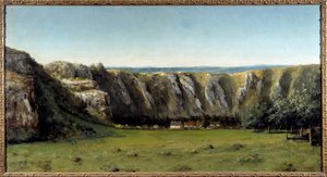 Paesaggio roccioso intorno a Flagey da Gustave Courbet