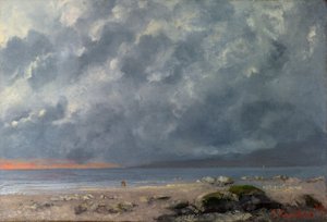 Scena di spiaggia da Gustave Courbet