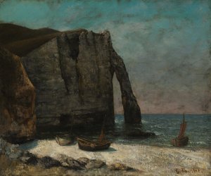 La scogliera di Étretat, dopo il 1872