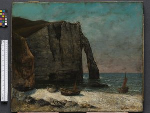 La scogliera di Étretat, dopo il 1872