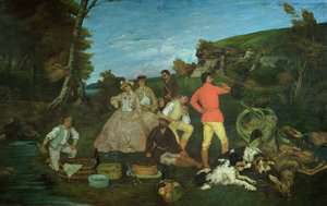 Il picnic del cacciatore da Gustave Courbet