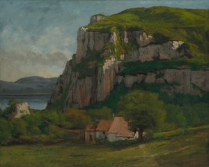 La Rocca di Hautepierre da Gustave Courbet