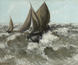La Barca a Vela da Gustave Courbet