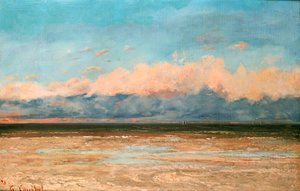 Il Mare a Palavas da Gustave Courbet