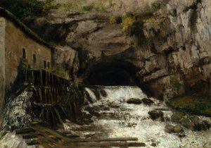 La sorgente della Loue, 1864 da Gustave Courbet