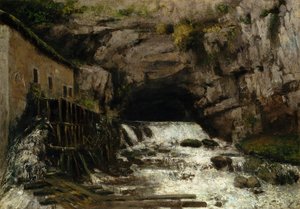 La sorgente della Loue da Gustave Courbet