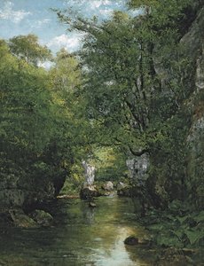 Il ruscello da Gustave Courbet