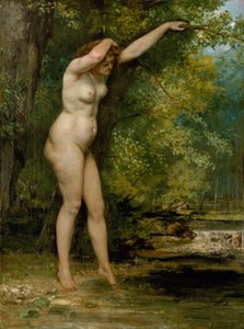 Il giovane bagnante da Gustave Courbet