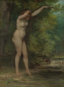 Il giovane bagnante, 1866 da Gustave Courbet