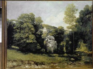 Veduta del fiume Breme da Gustave Courbet