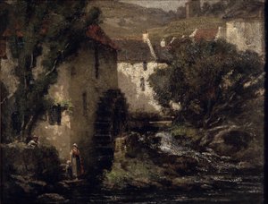 Mulino ad acqua da Gustave Courbet
