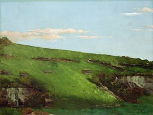 Wiesenhang vicino a Ornans, 1862 da Gustave Courbet