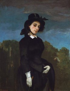 Donna in abito da equitazione L