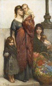 Venditori di fiori di Londra da Gustave Dore