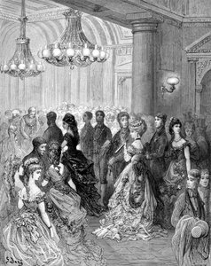 Un ballo alla Mansion House da Gustave Dore