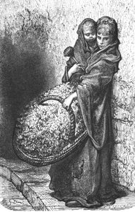 Una fioraia da Gustave Dore