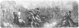 Una passeggiata mattutina, 1872 da Gustave Dore
