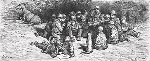 Una lotteria da un penny da Gustave Dore