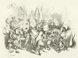 Dopo il decreto di Richelieu contro il duello (incisione) da Gustave Dore