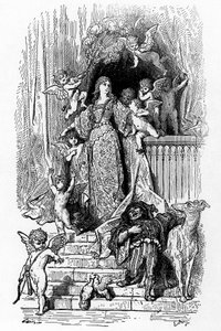 Alcina nella sua gloria da Gustave Dore