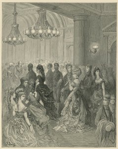 Un intrattenimento serale a Mansion House, Londra da Gustave Dore