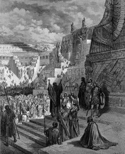 Artaserse concede la libertà agli ebrei - Bibbia da Gustave Dore