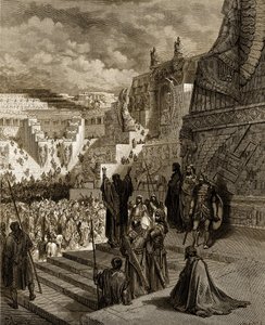 Artaserse concede la libertà agli ebrei - Bibbia da Gustave Dore
